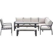 Garden Impressions Cameron lounge dining set 5-delig rechts - desert s...
