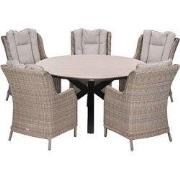 Garden Impressions Marbella tuinset 6-delig vin. willow - Tulli tuinta...