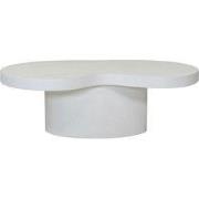 Salontafel Organisch 120cm - Beige Beton - 120x65x39cm