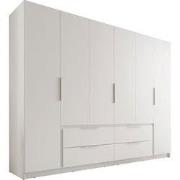 Meubella - Kledingkast Leipzig - Wit - 270 cm