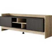 Meubella - TV-Meubel Benz - Zwart - 150 cm