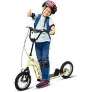 step kinderscooter scooter stadsscooter luchtbanden verstelbaar beige