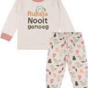 Rupsje Nooitgenoeg, meisjes pyjama roze, 62/68