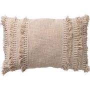 FARA - sierkussen 40x60 cm - 100% katoen - met franjes - Pumice Stone ...