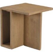 Bijzettafel Vierkant Naturel Hout - 42x42x45cm - Onni