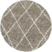 Tapijtenloods Harmony Soft Shaggy Rond Hoogpolig Vloerkleed Beige- 160...