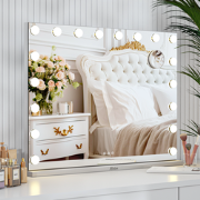 Hollywood Spiegel - 80x60cm - Wit