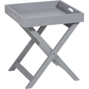 CHESTER - Bijzettafel - Grijs - MDF