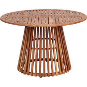 AGELLO - Tuintafel - Lichthout -  120 cm - Acaciahout