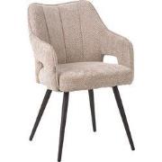 LABEL51 Eetkamerstoel Stan - Clay - 51x81x59 cm - Set van 2