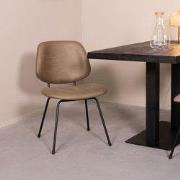 LABEL51 Eetkamerstoel Bello - Moss - 48x82x58 cm - Set van 2