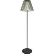 Solar Staande Lamp Rotan met Lichtsensor 25 LED-Lichten Solarlamp in B...