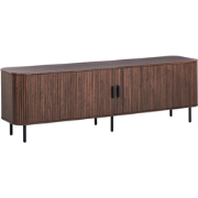 BRADLEY - TV-meubel - Donkerbruin - MDF