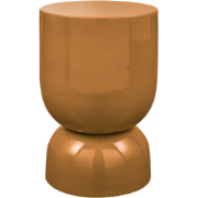 WOOOD Hekla Bijzettafel  - Metaal - Oranje - 47x32x32