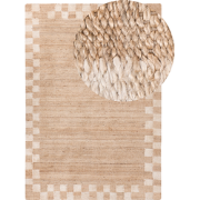 BEED - Vloerkleed - Lichtbeige - 160 x 230 cm - Jute