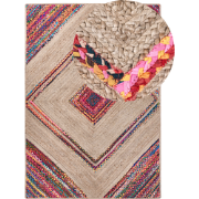 RAIGAD - Vloerkleed - Meerkleurig - 160 x 230 cm - Jute