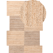 SANGLI - Vloerkleed - Beige - 160 x 230 cm - Jute