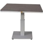 Pine Valley verstelbare lounge tafel mist grey 90 x 90 cm