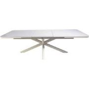 Hillsdale uitschuifbare dining tafel sunny creme 200 - 260 x 100 cm