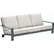 Lincoln 3-zits Loungebank Carbon Black