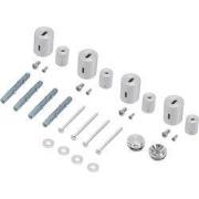 Console voor design radiatoren chroom voor rechte modellen LuxeBath