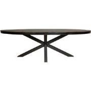 Starfurn Eettafel Denver Black | 240 cm | Ovaal