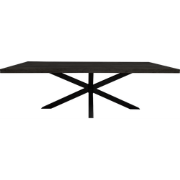 Starfurn Eettafel Denver Black | 160 cm | Rechthoek