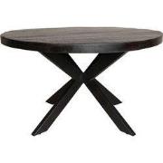 Starfurn Eettafel Denver Black | 110 cm | Rond