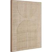 MUST Living Wall panel Japanese Garden large,127x102x4 cm, natural wov...