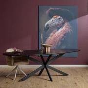 Starfurn Eiken eettafel Ferris | Ovaal 210 cm | Zwart