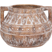 VARIEGATUM - Bloempot - Lichtbruin - 35 x 35 x 25 cm - Magnesiumoxide