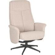 LABEL51 Fauteuil Bergen - Naturel - Boucle - 77x76x105 cm