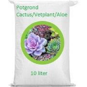 Potgrond Cactus/Vetplant/Aloe aarde grond 10 liter