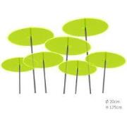 7 stuks! Zonnevangers Groen groot 175x20 cm Cazador Del Sol