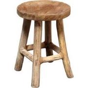 Kruk teak naturel d20h27 cm