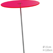 Zonnevanger 1 stuk Rood-Roze (kleur fuchsia) medium 120x15 cm Cazador ...