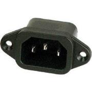 Mannelijke netstekker chassismontage