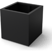 Quadrus vierkante Aluminium plantenbakken Lengte: 700 Breedte: 700 Hoo...