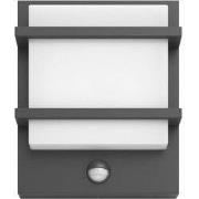 Petronia buitenwandlamp met sensor antraciet