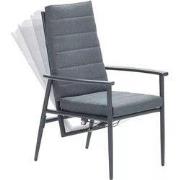 Biola Verstelbare Tuinstoel Grey