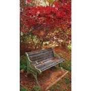 Bankje 70x130cm Tuinschilderij