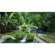 Watervalletjes 130x70cm Tuinschilderij