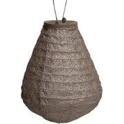 Tulip dia. 20 cm Topaze licht taupe lampion