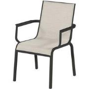 Gina Alu Sling stackable arm chair I