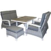 Rovereto Sofa Lounge diningset 4 persoons