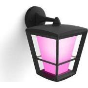 Hue Econic muurlamp wit en gekleurd licht omlaag