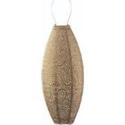 Long Oval 20 Paisley Gold Solar lampion