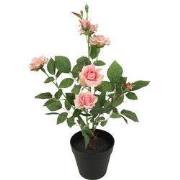 Kunstplant Camellia 25x20x49 cm roze