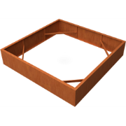 Artesa Rechthoekige plantenbak cortenstaal L200 x B200 x H40 cm zonder...