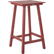 ADIRONDACK - Tuintafel - Donkerrood - 59 x 59 cm - Kunsthout